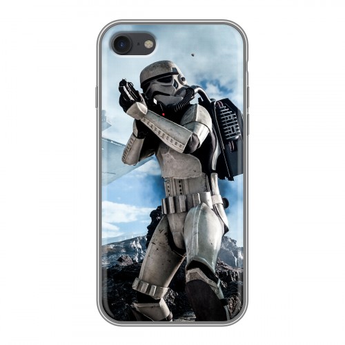 Дизайнерский силиконовый чехол для Iphone 7 Star Wars Battlefront