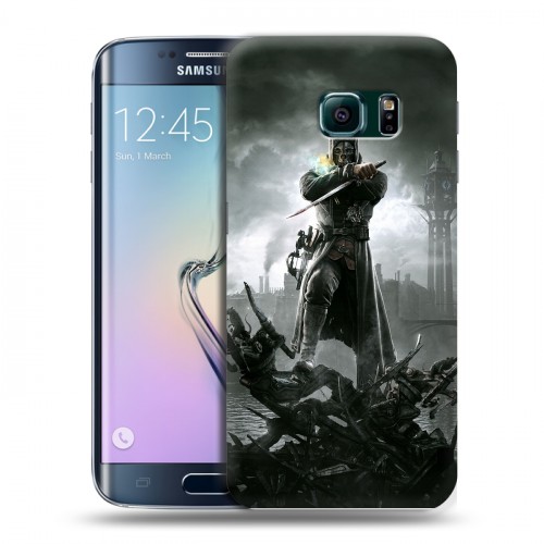 Дизайнерский пластиковый чехол для Samsung Galaxy S6 Edge Dishonored 2