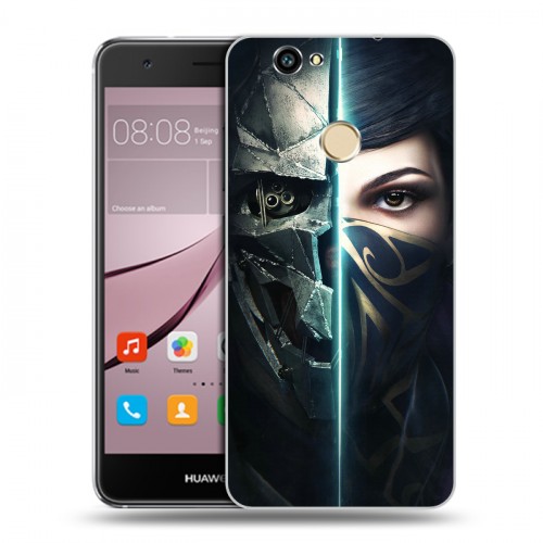 Дизайнерский силиконовый с усиленными углами чехол для Huawei Nova Dishonored 2