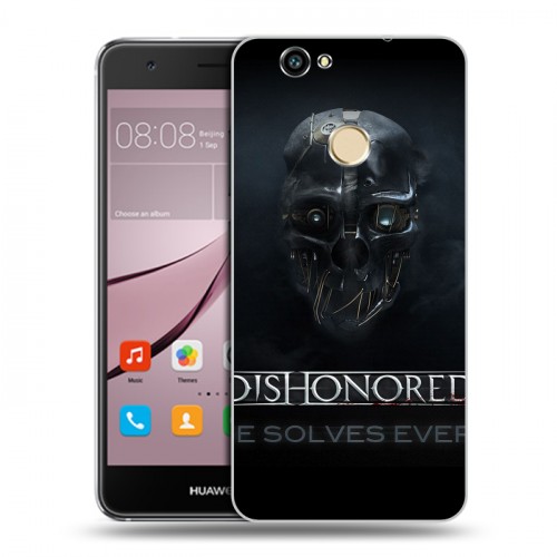 Дизайнерский силиконовый с усиленными углами чехол для Huawei Nova Dishonored 