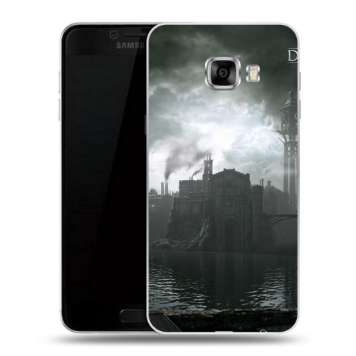 Дизайнерский пластиковый чехол для Samsung Galaxy C5 Dishonored 