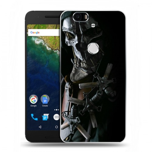 Дизайнерский силиконовый чехол для Google Huawei Nexus 6P Dishonored 