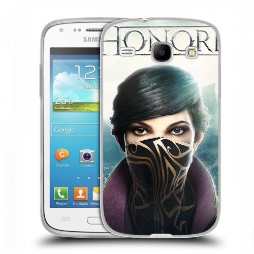 Дизайнерский пластиковый чехол для Samsung Galaxy Core Dishonored 