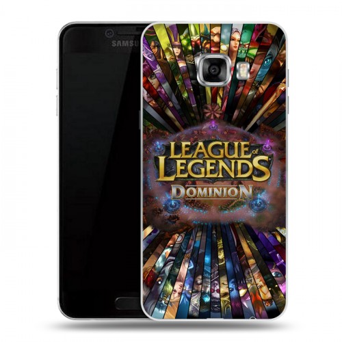 Дизайнерский пластиковый чехол для Samsung Galaxy C5 League of Legends