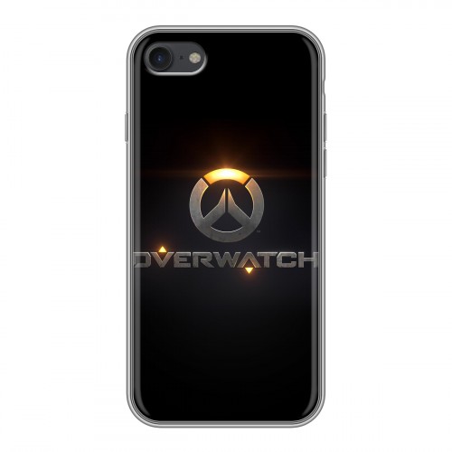 Дизайнерский силиконовый чехол для Iphone 7 Overwatch