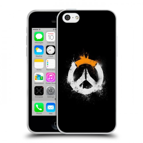 Дизайнерский пластиковый чехол для Iphone 5c Overwatch