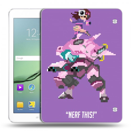 Дизайнерский силиконовый чехол для Samsung Galaxy Tab S2 9.7 Overwatch