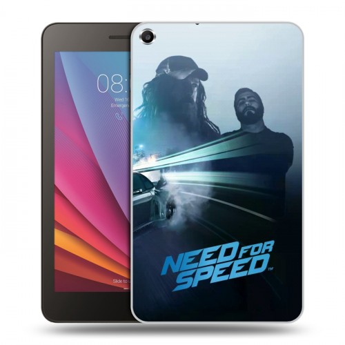 Дизайнерский силиконовый чехол для Huawei MediaPad T1 7.0 Need For Speed