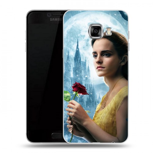 Дизайнерский пластиковый чехол для Samsung Galaxy C5 Красавица и Чудовище