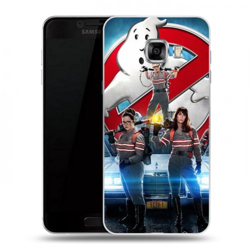 Дизайнерский пластиковый чехол для Samsung Galaxy C5 Охотники за привидениями