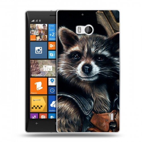 Дизайнерский пластиковый чехол для Nokia Lumia 930 Стражи Галактики