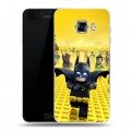 Дизайнерский пластиковый чехол для Samsung Galaxy C5 Лего Бэтмен