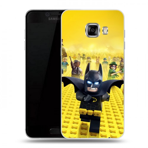 Дизайнерский пластиковый чехол для Samsung Galaxy C5 Лего Бэтмен