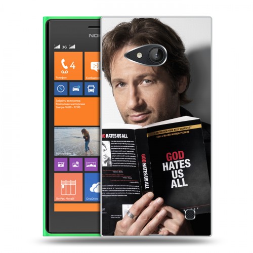 Дизайнерский пластиковый чехол для Nokia Lumia 730/735 Блудливая калифорния