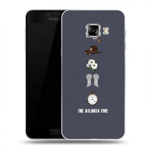 Дизайнерский пластиковый чехол для Samsung Galaxy C5 Ходячие Мертвецы