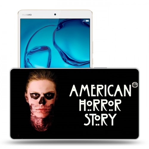 Дизайнерский силиконовый чехол для Huawei MediaPad M3 Американская История Ужасов