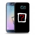 Дизайнерский пластиковый чехол для Samsung Galaxy S6 Edge Black Eyed Peas