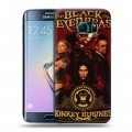Дизайнерский пластиковый чехол для Samsung Galaxy S6 Edge Black Eyed Peas