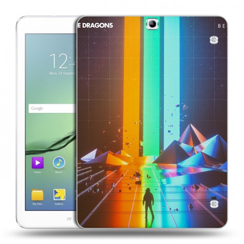 Дизайнерский силиконовый чехол для Samsung Galaxy Tab S2 9.7 Imagine Dragons