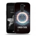 Дизайнерский пластиковый чехол для LG K7 Linkin Park