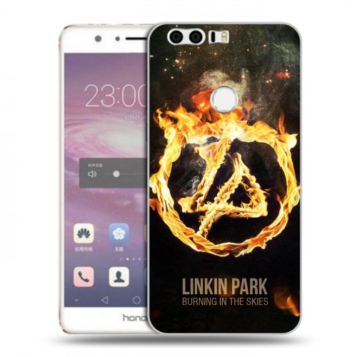 Дизайнерский пластиковый чехол для Huawei Honor 8 Linkin Park