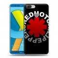 Дизайнерский пластиковый чехол для Huawei Honor 9 Lite Red Hot Chili Peppers