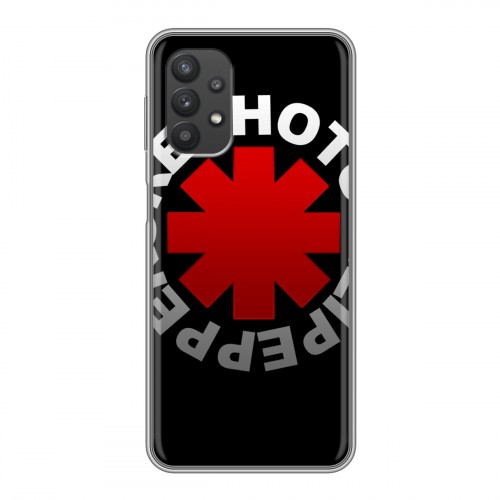 Дизайнерский силиконовый чехол для Samsung Galaxy A32 Red Hot Chili Peppers