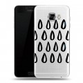 Полупрозрачный дизайнерский пластиковый чехол для Samsung Galaxy C5 Абстракции 2