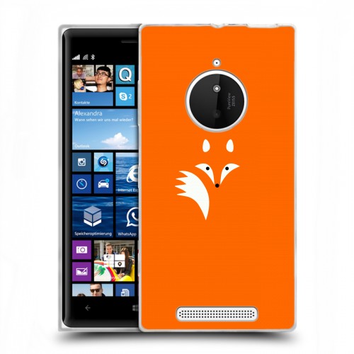 Дизайнерский пластиковый чехол для Nokia Lumia 830 Лиса