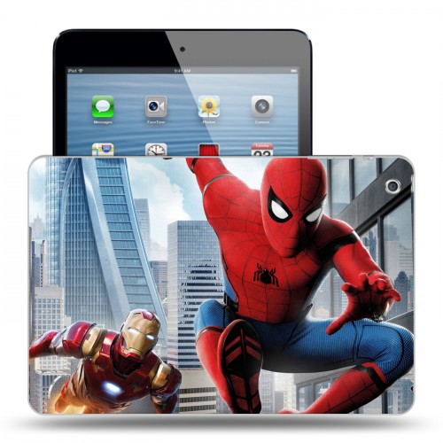 Дизайнерский силиконовый чехол для Ipad Mini Человек-паук