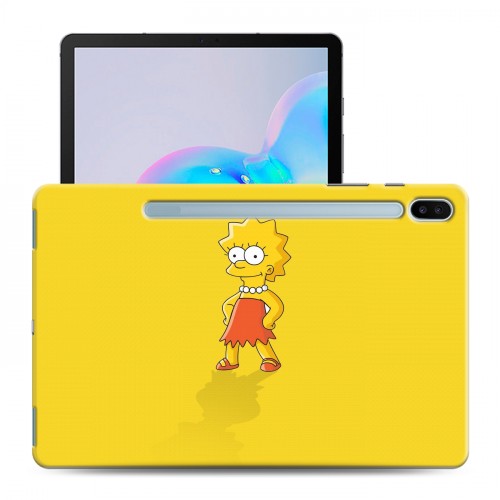Дизайнерский силиконовый чехол для Samsung Galaxy Tab S6 Симпсоны