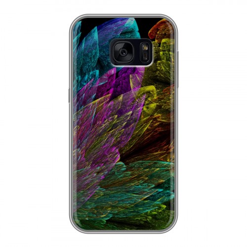 Дизайнерский силиконовый чехол для Samsung Galaxy S7 Edge Красочные абстракции