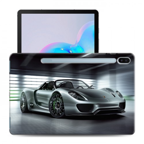 Дизайнерский силиконовый чехол для Samsung Galaxy Tab S6 Porsche