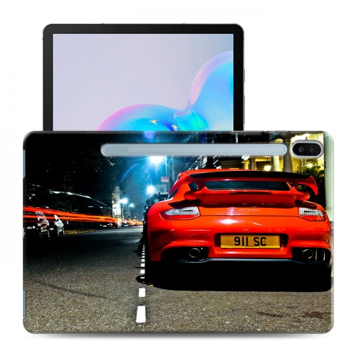 Дизайнерский силиконовый чехол для Samsung Galaxy Tab S6 Porsche