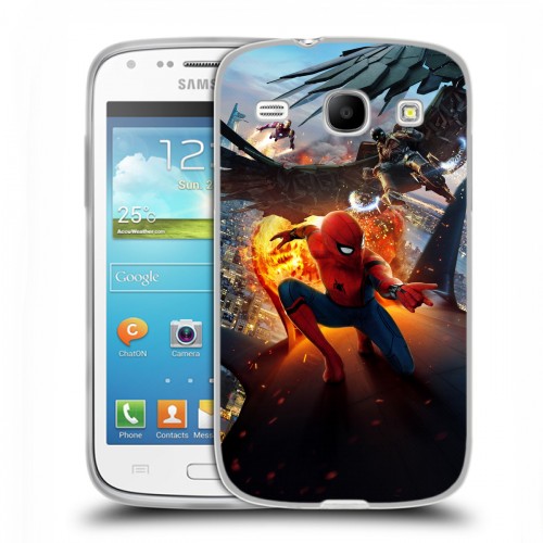 Дизайнерский пластиковый чехол для Samsung Galaxy Core Человек - паук
