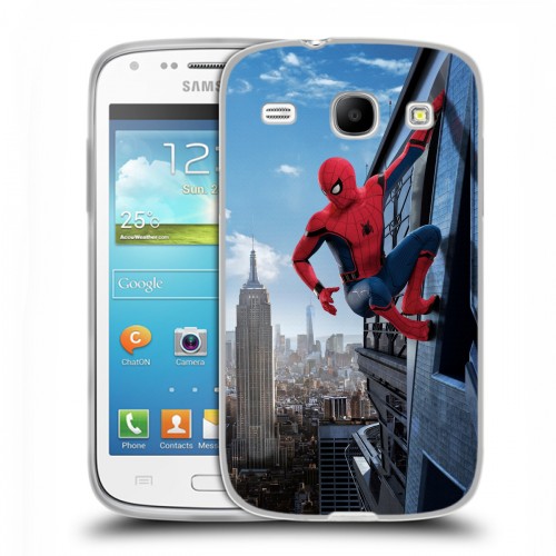 Дизайнерский пластиковый чехол для Samsung Galaxy Core Человек - паук