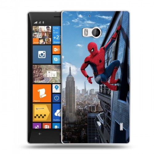 Дизайнерский пластиковый чехол для Nokia Lumia 930 Человек - паук