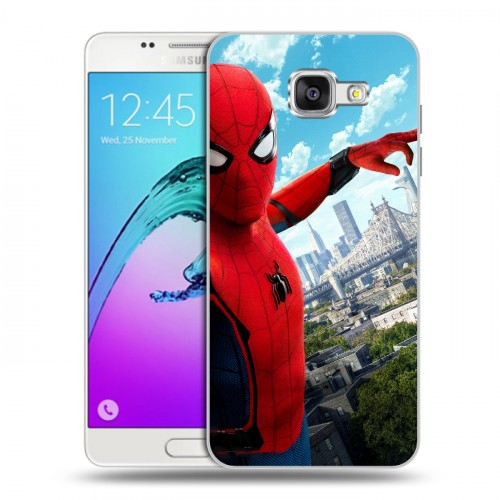 Дизайнерский силиконовый чехол для Samsung Galaxy A5 (2016) Человек - паук