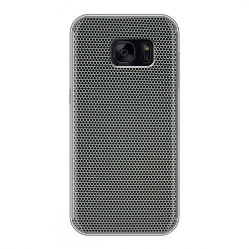 Дизайнерский силиконовый чехол для Samsung Galaxy S7 Edge Абстракции Сетка