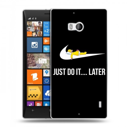 Дизайнерский пластиковый чехол для Nokia Lumia 930 Симпсоны