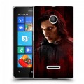 Дизайнерский пластиковый чехол для Microsoft Lumia 435 Star Wars : The Last Jedi