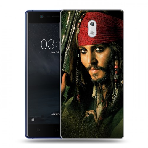 Дизайнерский пластиковый чехол для Nokia 3 	 Пираты карибского моря