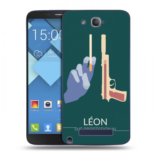 Дизайнерский пластиковый чехол для Alcatel One Touch Hero Leon