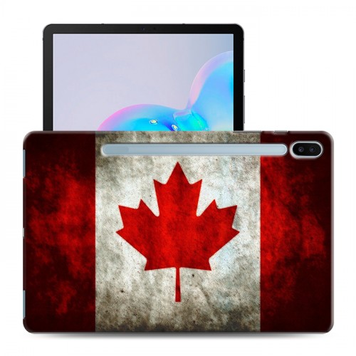 Дизайнерский силиконовый чехол для Samsung Galaxy Tab S6 флаг канады