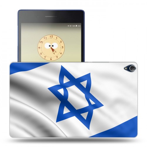 Дизайнерский силиконовый чехол для Lenovo Tab 3 8 Plus флаг Израиля