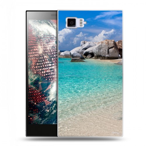 Дизайнерский силиконовый чехол для Lenovo Vibe Z2 пляж