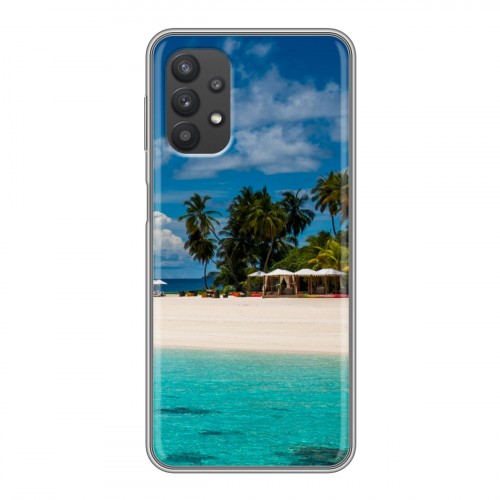 Дизайнерский силиконовый чехол для Samsung Galaxy A32 пляж