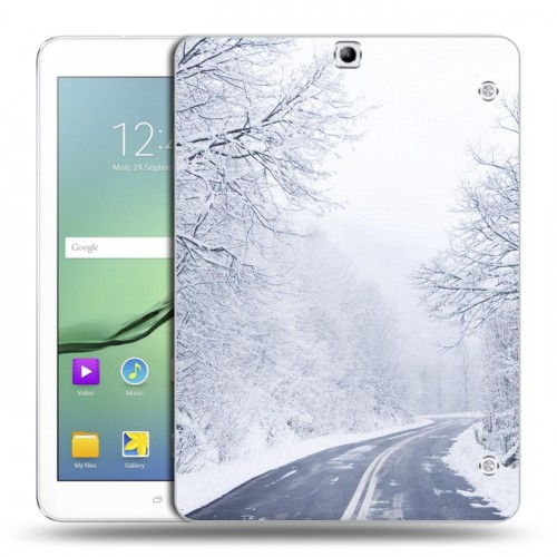 Дизайнерский силиконовый чехол для Samsung Galaxy Tab S2 9.7 зима