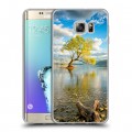 Дизайнерский пластиковый чехол для Samsung Galaxy S6 Edge Plus озеро