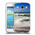 Дизайнерский пластиковый чехол для Samsung Galaxy Core волны